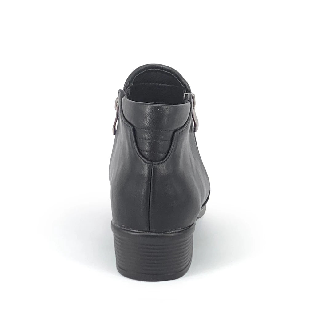 PROTEK Faux Leather FBA627E1 Comfort Women Ankle Boots/Kasut Kulit Pejabat/Kasut Matte/Kasut Kilat/Kasut Potong Polis