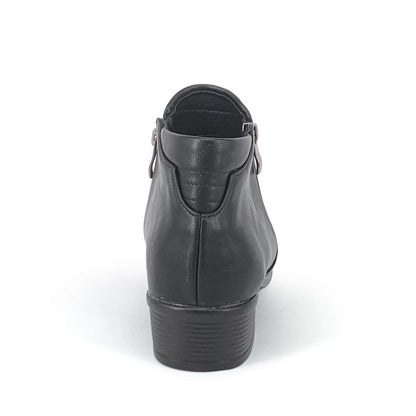 PROTEK Faux Leather FBA627E1 Comfort Women Ankle Boots/Kasut Kulit Pejabat/Kasut Matte/Kasut Kilat/Kasut Potong Polis