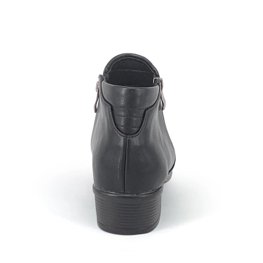 PROTEK Faux Leather FBA627E1 Comfort Women Ankle Boots/Kasut Kulit Pejabat/Kasut Matte/Kasut Kilat/Kasut Potong Polis