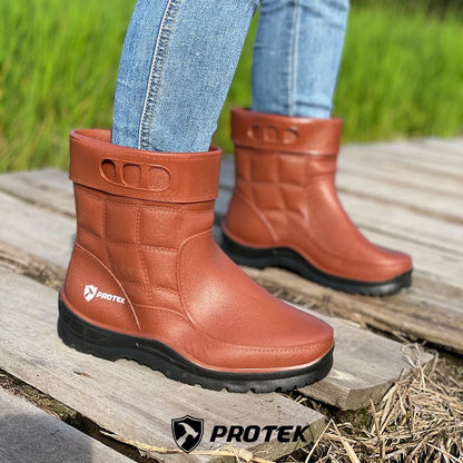 PROTEK Unisex PT10 Ankle Rain Boots Anti-Slip & Waterproof Garden Boots/Kasut Hujan/Kasut Kebun Getah/Rubber Boots/??/??