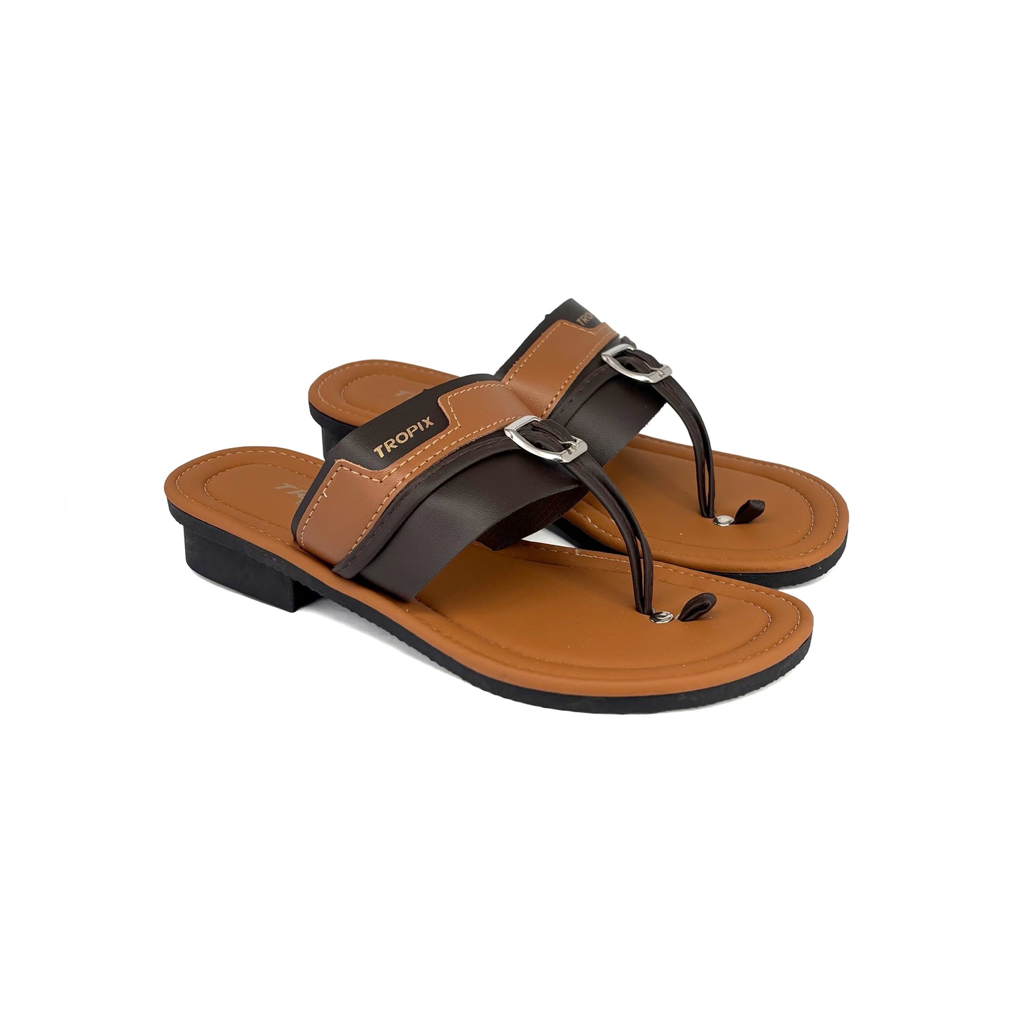 ABARO Men Capal Slippers CAP71C2 TROPIX PU Leather With Comfort Selipar Lelaki/Kasut Lelaki