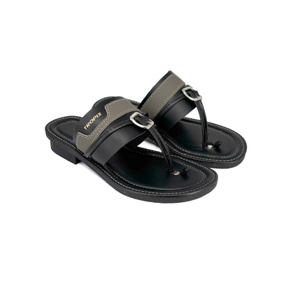 ABARO Men Capal Slippers CAP71C2 TROPIX PU Leather With Comfort Selipar Lelaki/Kasut Lelaki