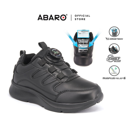 ABARO T2858N TwistTech + NameTech School Shoes/Kasut Unisex/Kasut Tulis Nama