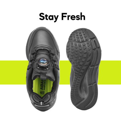 ABARO T2858N TwistTech + NameTech School Shoes/Kasut Unisex/Kasut Tulis Nama