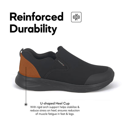 Abaro Water Resistant Anti-Bacterial Canvas Shoes W2883 Sneakers Men/Secondary school/School Shoes/Kasut Sekolah Hitam