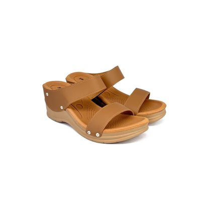 ABARO TROPIX WDL644B2 Women Wedges Comfort PU Leather Women Wedges/Kasut Perempuan/Sandal Perempuan/Kasut Wanita