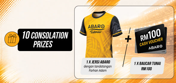 1X JERSI ABARO + BAUCAR TUNAI RM100