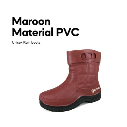 PROTEK Unisex PT10 Ankle Rain Boots Anti-Slip & Waterproof Garden Boots/Kasut Hujan/Kasut Kebun Getah/Rubber Boots/??/??