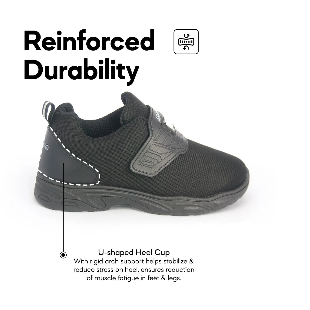 [ONLINE EXCLUSIVE] ABARO DryTech+ Name Tech W2361N School Shoes/Water Resistant/Kaust Kalis Air/Kasut Sekolah Hitam