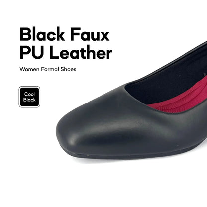 ABARO Lady Women Formal Shoes FMA688T1 Faux Leather Women Formal Shoes/Kasut Formal Perempuan