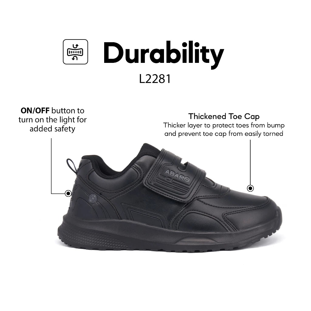 ABARO LightTech L2281 School Shoes/Kasut Unisex/Kasut Sekolah