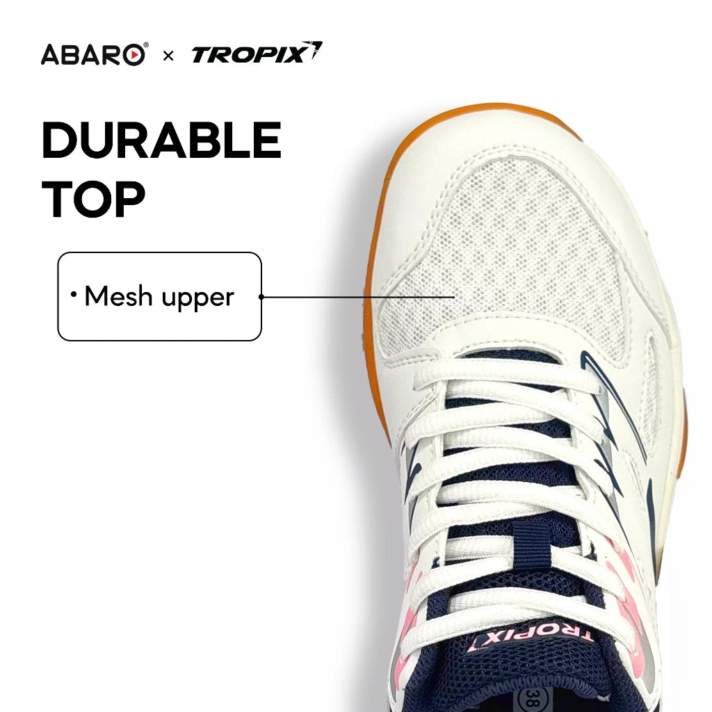 ABARO BTA698A1 TROPIX WOMEN Sneakers with Super Light Badminton Shoes/ Kasut Sukan/ Sport Shoes Men/ Kasut Badminton