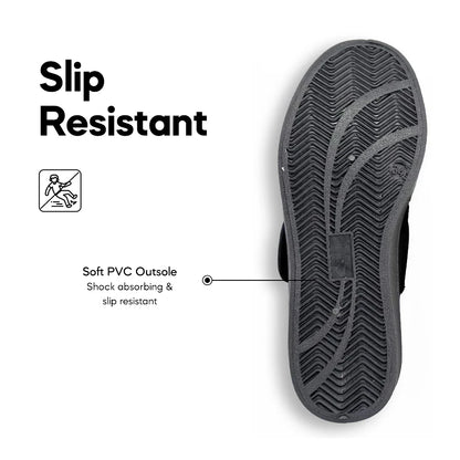 ABARO 2655D Anti-Bacterial Unisex Black School Shoes/Canvas Shoes/Kasut Sekolah Hitam