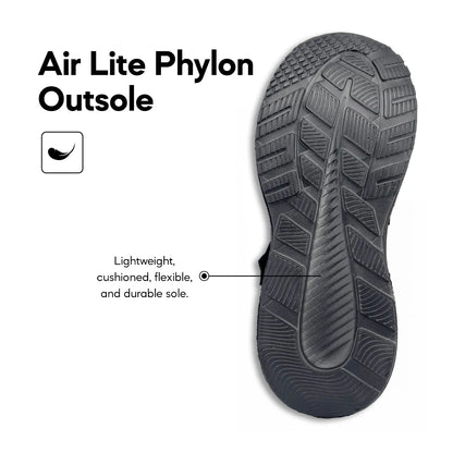 ABARO HideTech H2812N Hidden GPS Pocket School Shoes/Kasut Unisex/Kasut Tulis Nama