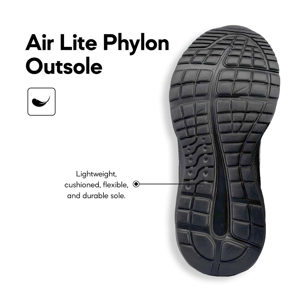 ABARO NameTech 2818N School Shoes Black Name Your Shoes/Kasut Sekolah Hitam/Kasut Budak/??