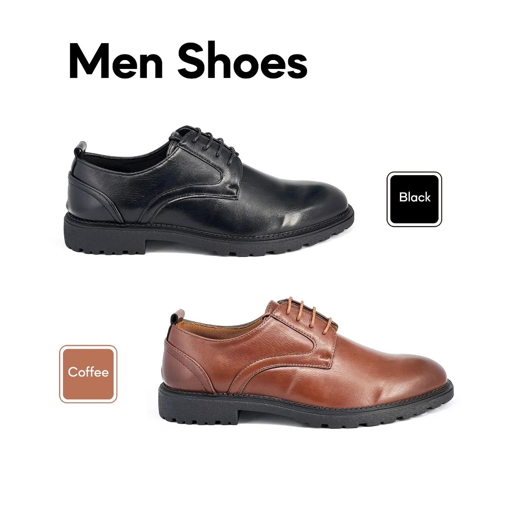 ABARO Men Faux Leather Formal Shoes CSA739U2 Men Formal Shoes/Kasut Formal Lelaki