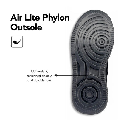 ABARO NameTech 2913N School Shoes Black Name Your Shoes/Kasut Sekolah Hitam/Kasut Budak