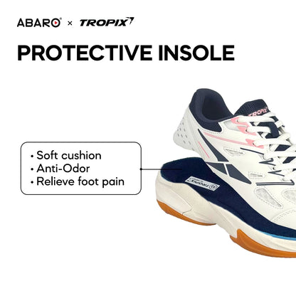ABARO BTA698A1 TROPIX WOMEN Sneakers with Super Light Badminton Shoes/ Kasut Sukan/ Sport Shoes Men/ Kasut Badminton