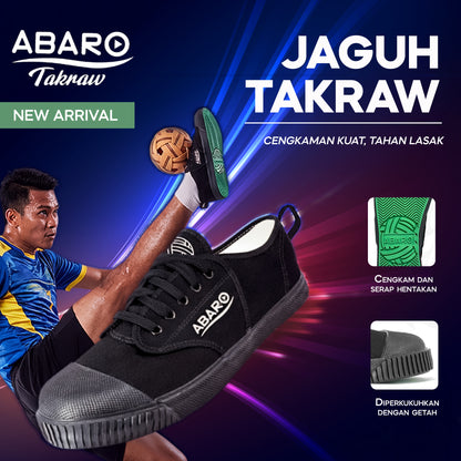 [New Launch] ABARO Takraw AT78205 vs Nanyang Canvas Shoes | Better Grip | School Kasut | Anti Slip