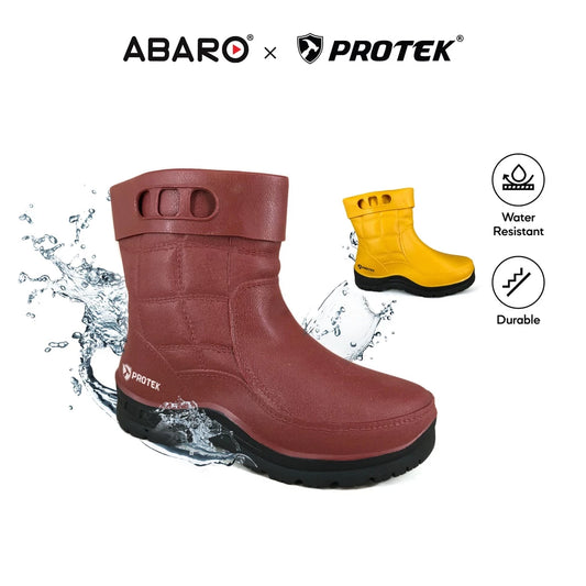 PROTEK Unisex PT10 Ankle Rain Boots Anti-Slip & Waterproof Garden Boots/Kasut Hujan/Kasut Kebun Getah/Rubber Boots/??/??