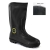 Mid-Calf Rain Boots With Fabric Inner Abaro 3000-S (BK)