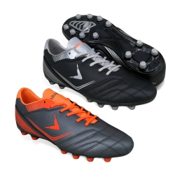  Black Football Shoes PU Leather FA510A4