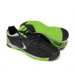  Black Futsal Shoes PU Leather FUA510A1