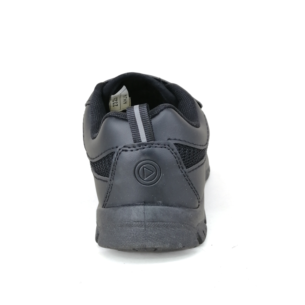 ABARO - Black School Shoes ABARO 2325 Mesh + PVC Primary/Secondary Unisex