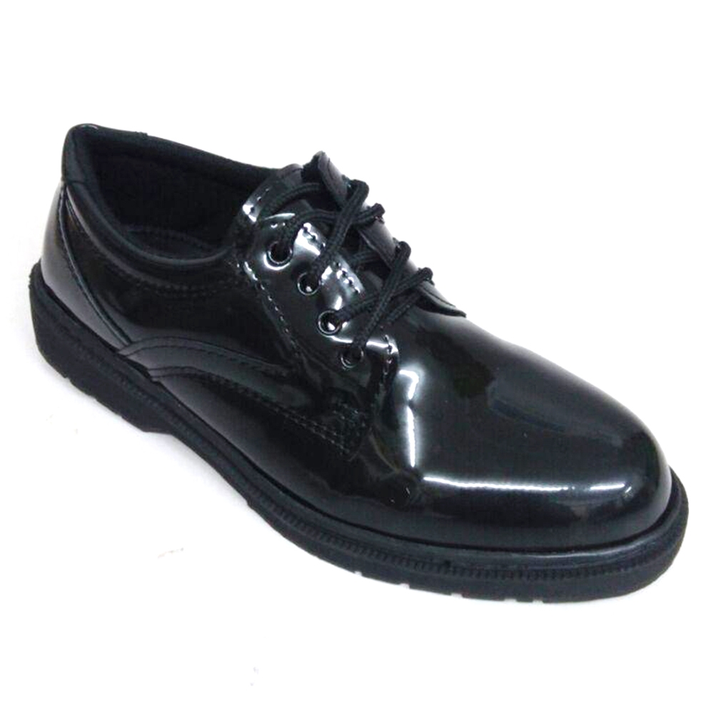 ABARO - Black PU Leather Uniform Cadet Formal Shoes Men CD-710181