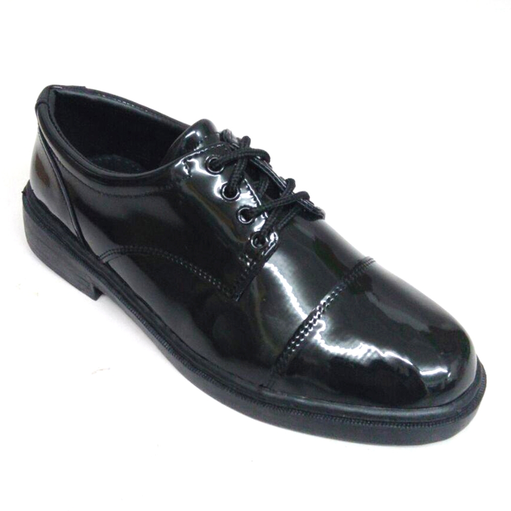 ABARO - Black PU Leather Uniform Cadet Formal Shoes Men CD-752732