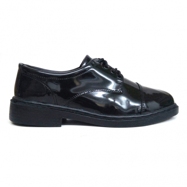 ABARO - Black PU Leather Uniform Cadet Formal Shoes Men CD-752732