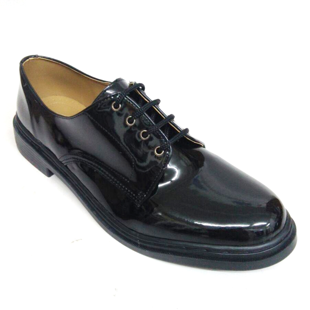 ABARO - Black PU Leather Uniform Cadet Formal Shoes Men CD-767031