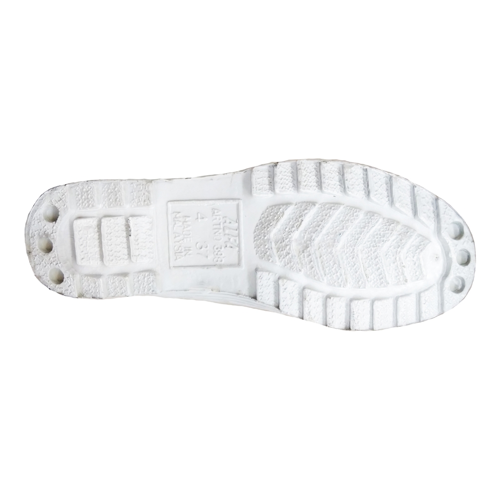 White Waterproof PVC Shoes 398 (WH)