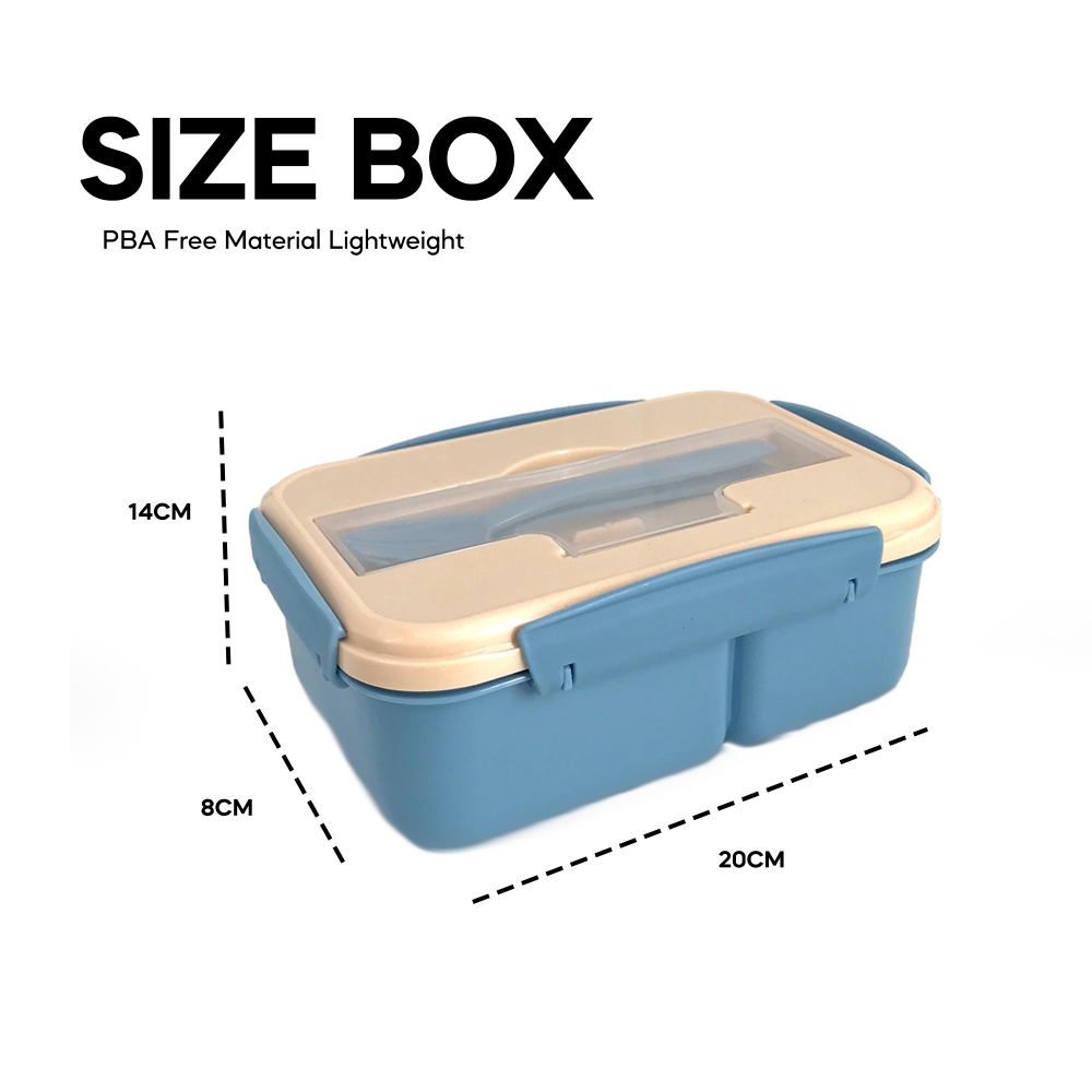 ABARO x LAVA Lunch Box LBX836 Food Container Lunch Box / Snap Lock Storage  Container